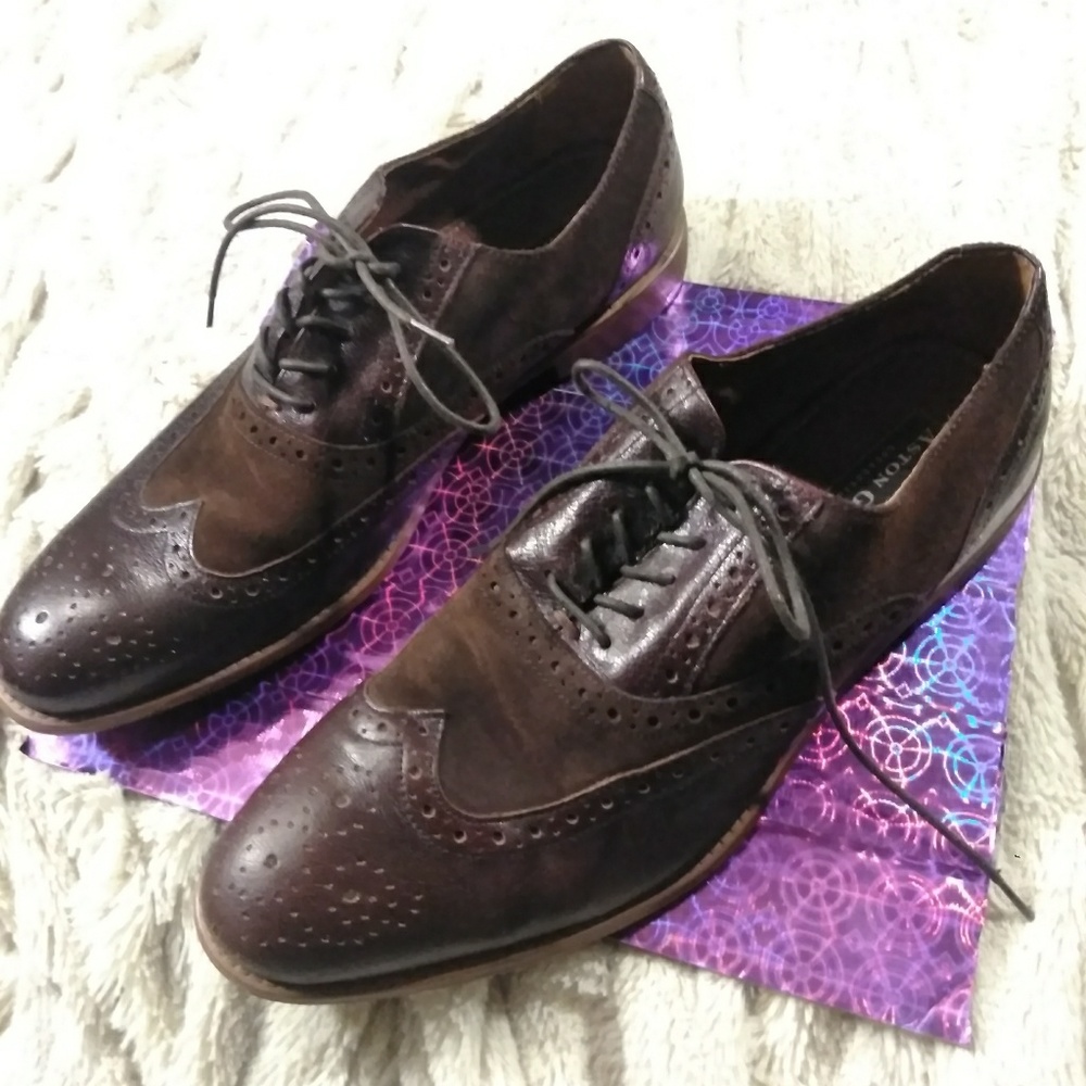 Aston Grey Cobb Dress Shoes👞🎆